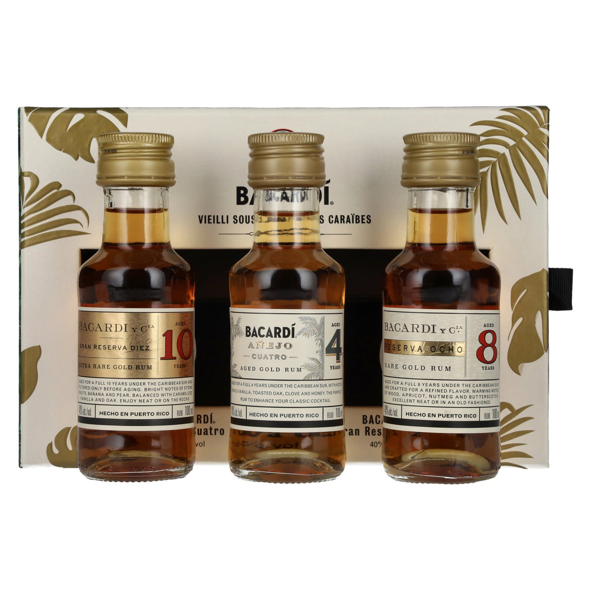 Bacardi DISCOVERY PACK 40% Vol. 3x0,1l in gift box