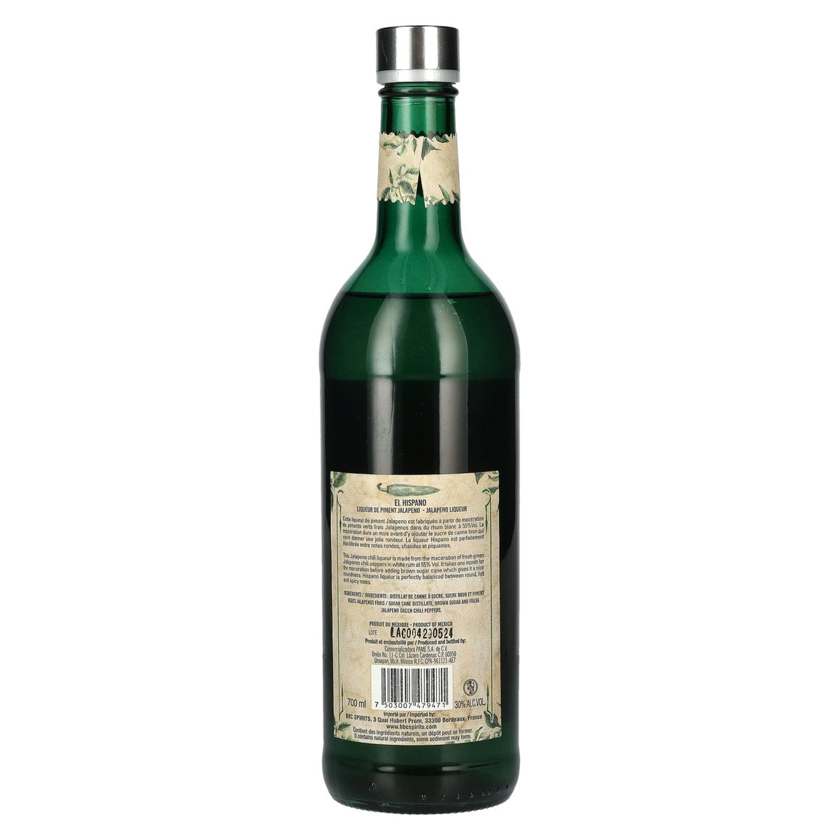 El Hispano Jalapeño-likeur 30% vol. 0,7 l