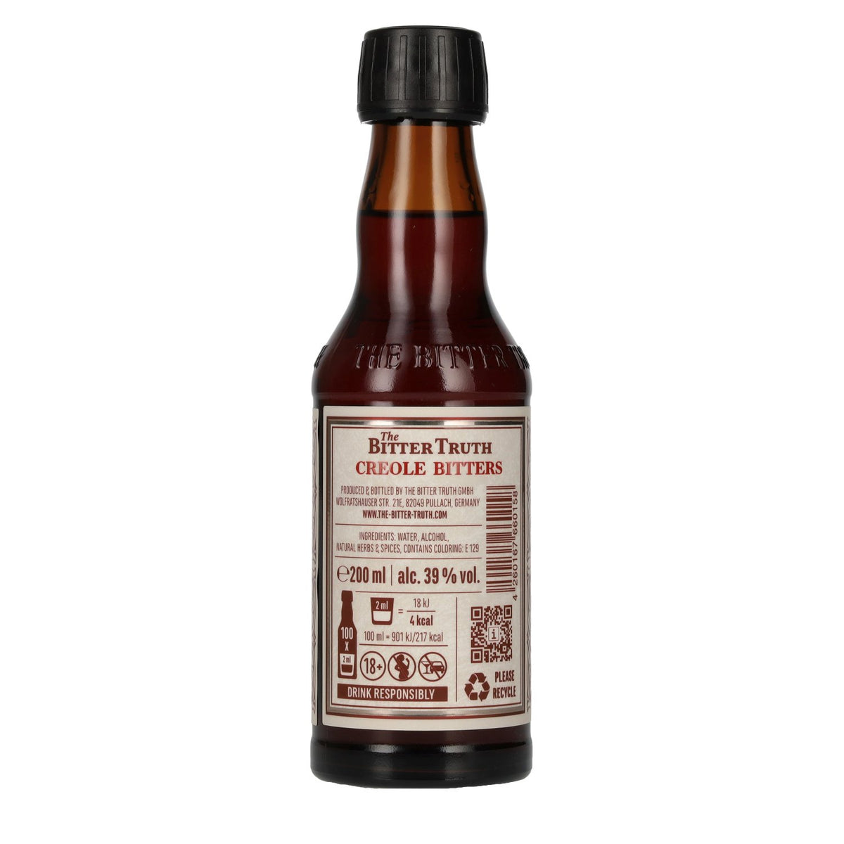 The Bitter Truth Creole Bitters 39% vol. 0,2 l
