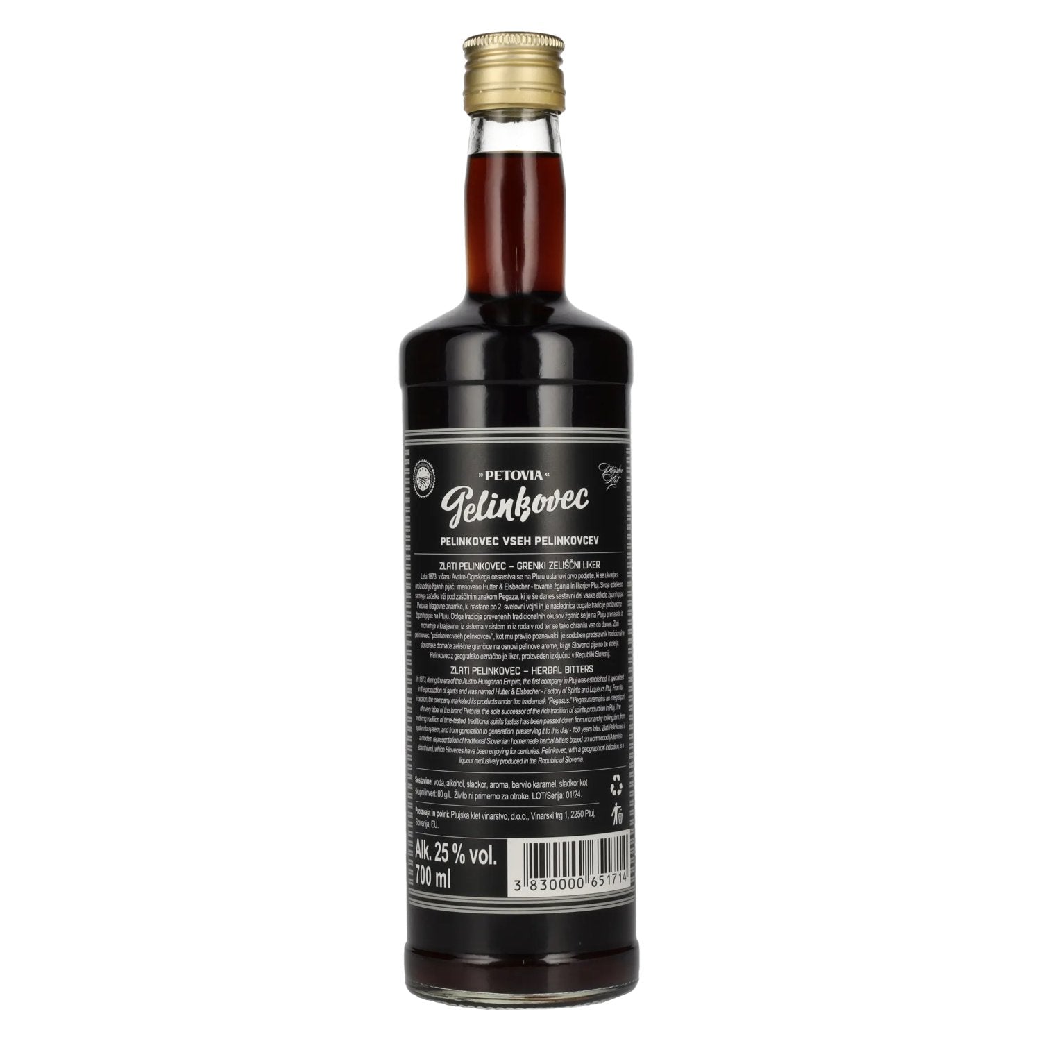 Petovia Pelinkovac ZLATI 25% Vol. 0,7l