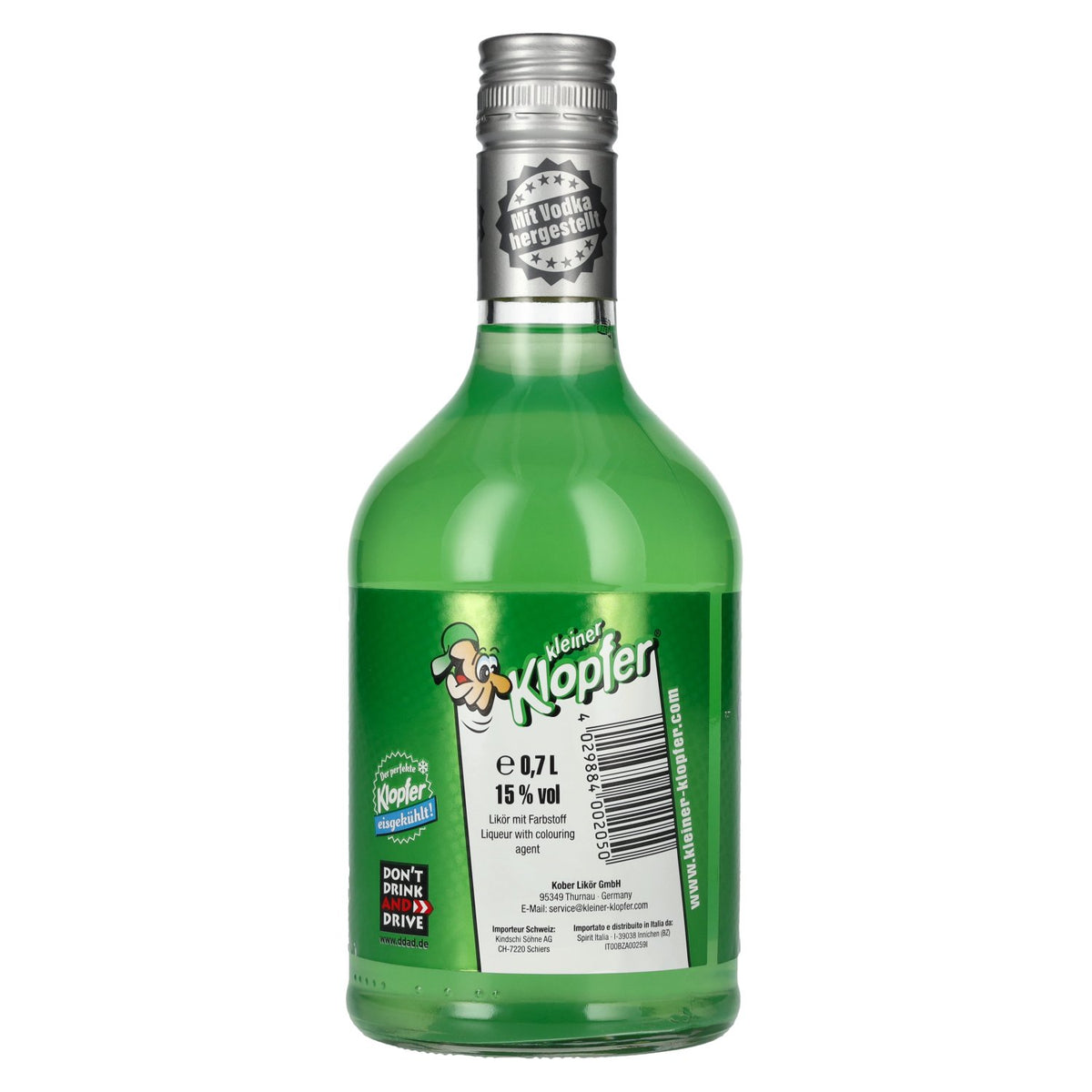 Kleiner Klopfer Cucumber Lemon 15% ABV, 0.7l