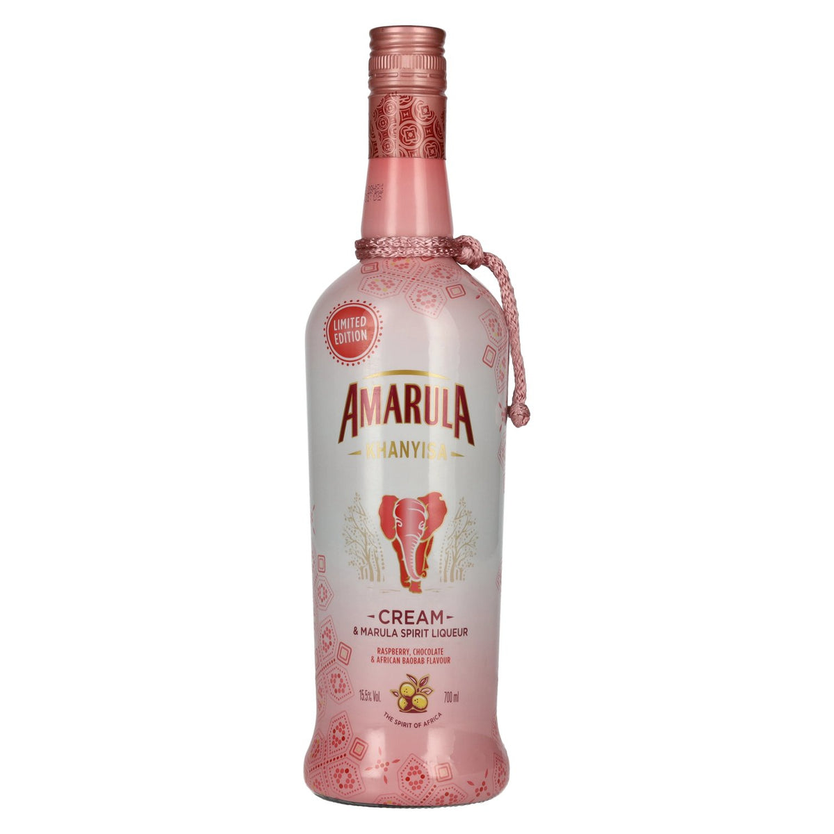 Amarula Cream aux saveurs de framboise, chocolat et baobab africain, 15,5 % vol., 0,7 l