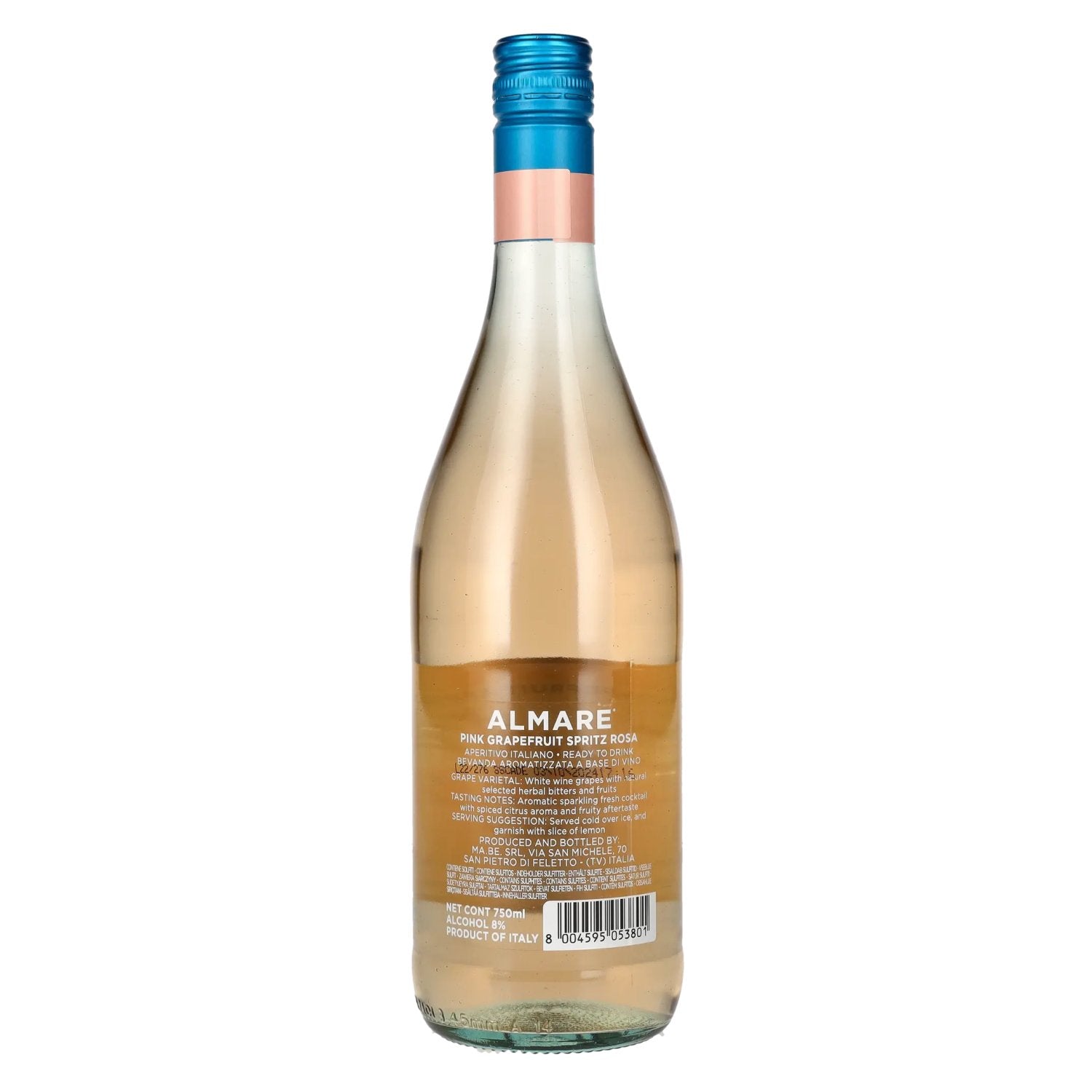 Almare Spritz POMPELMO ROSA Pink Grapefruit Aperitivo 8% Vol. 0,75l