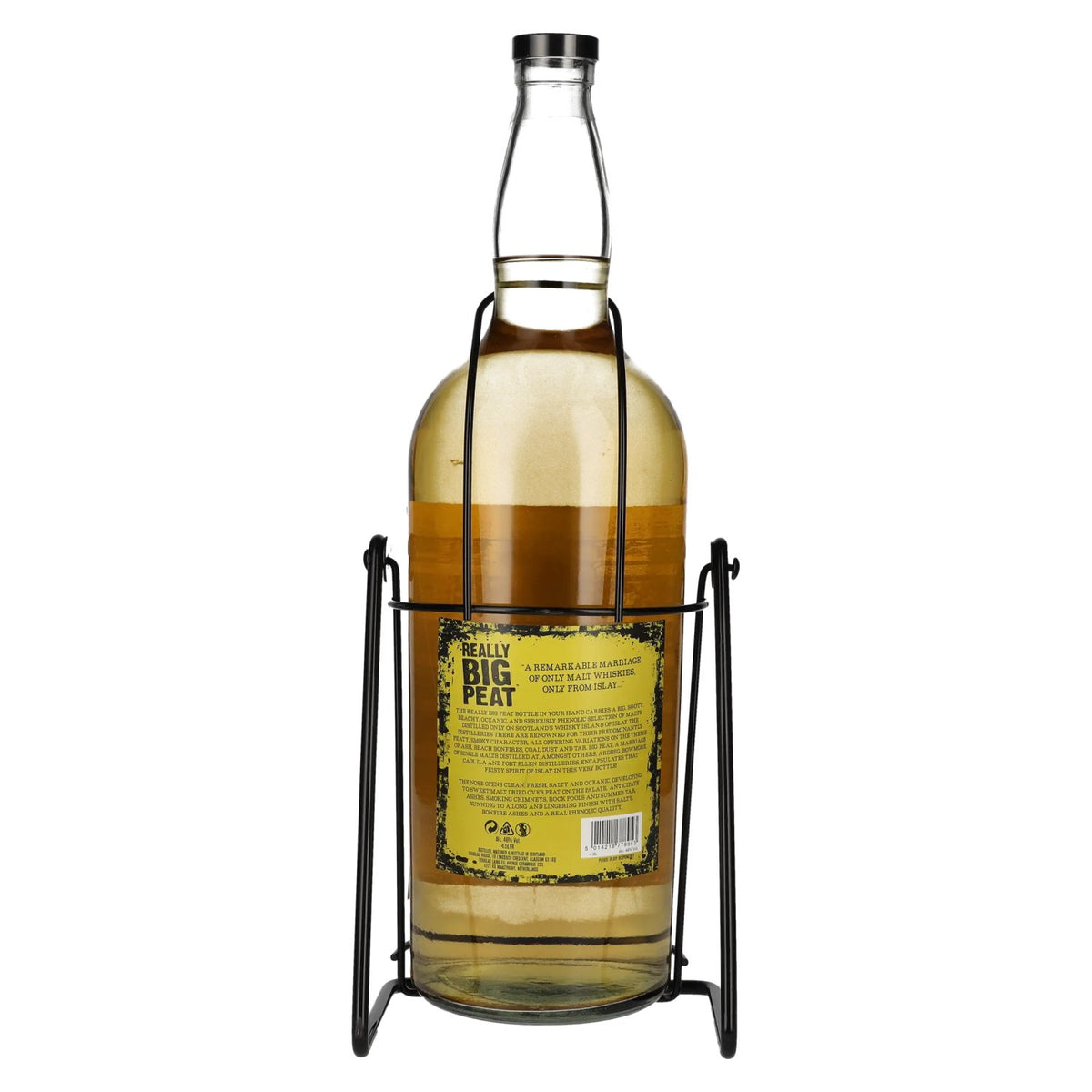 Douglas Laing Big Peat Islay Blended Malt 46% ABV 4.5 litres with swivel stand