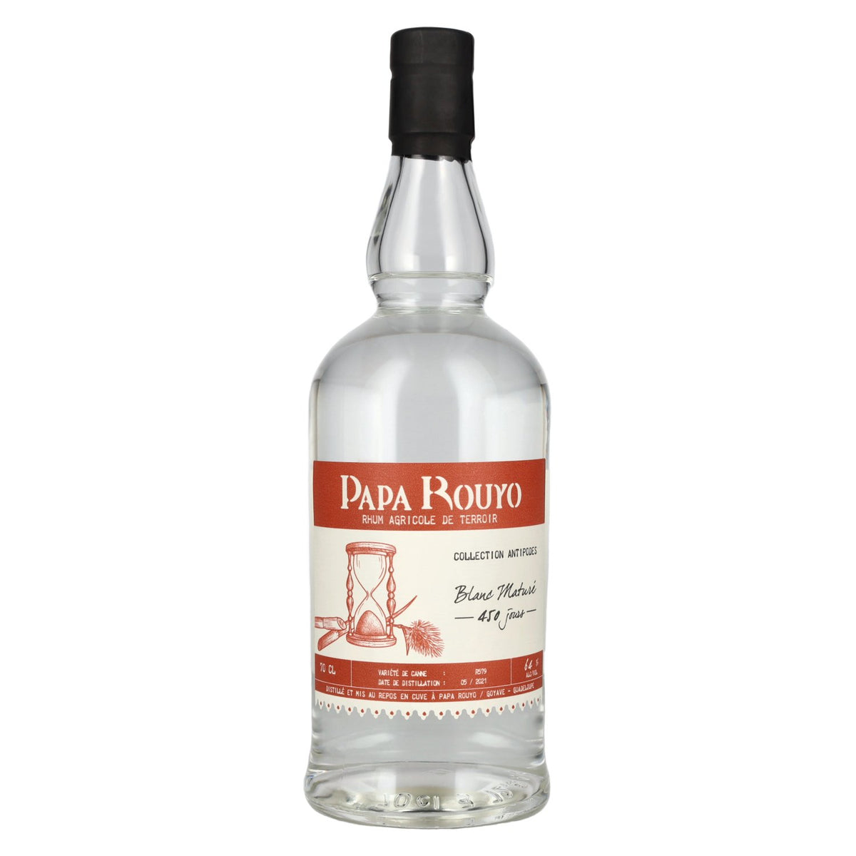 Papa Rouyo Blanc Maturé Antipodes Rhum Agricole 64% Vol. 0,7l
