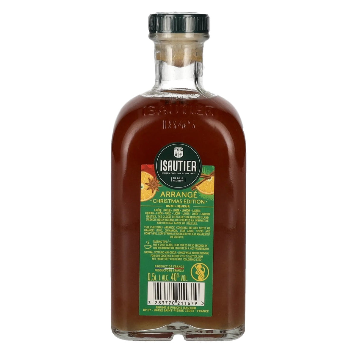 Isautier Arrangé CHRISTMAS EDITION Rum Liqueur 40% vol. 0.5 l