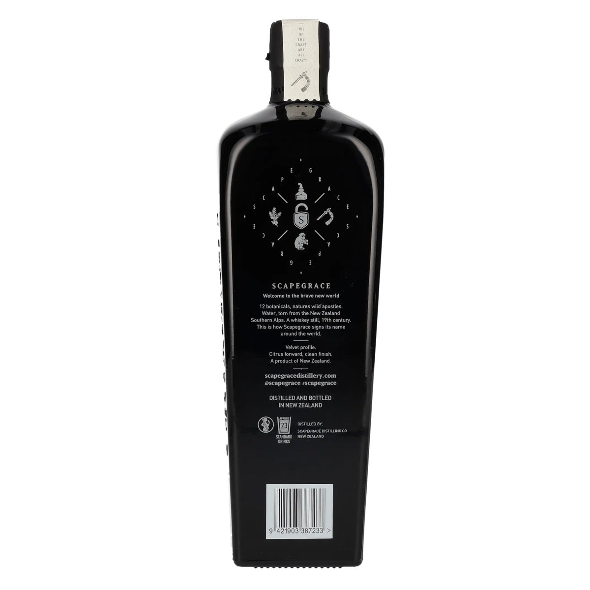 Scapegrace CLASSIC Premium Dry Gin 42.2% ABV 0.7l