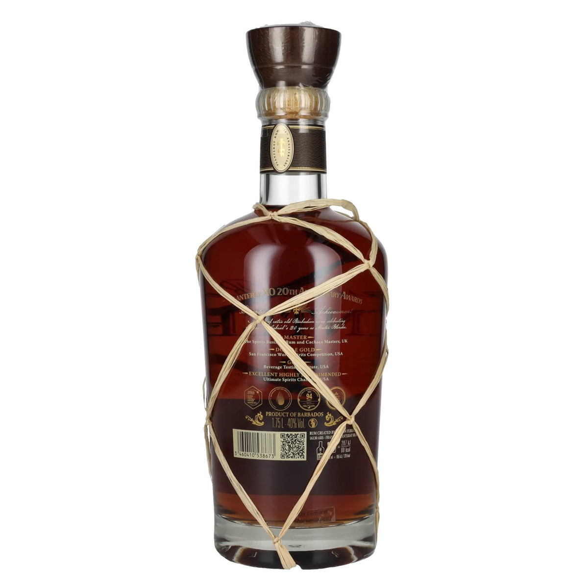 Rhum Planteray BARBADOS XO 20e anniversaire 40 % vol. 1,75 l