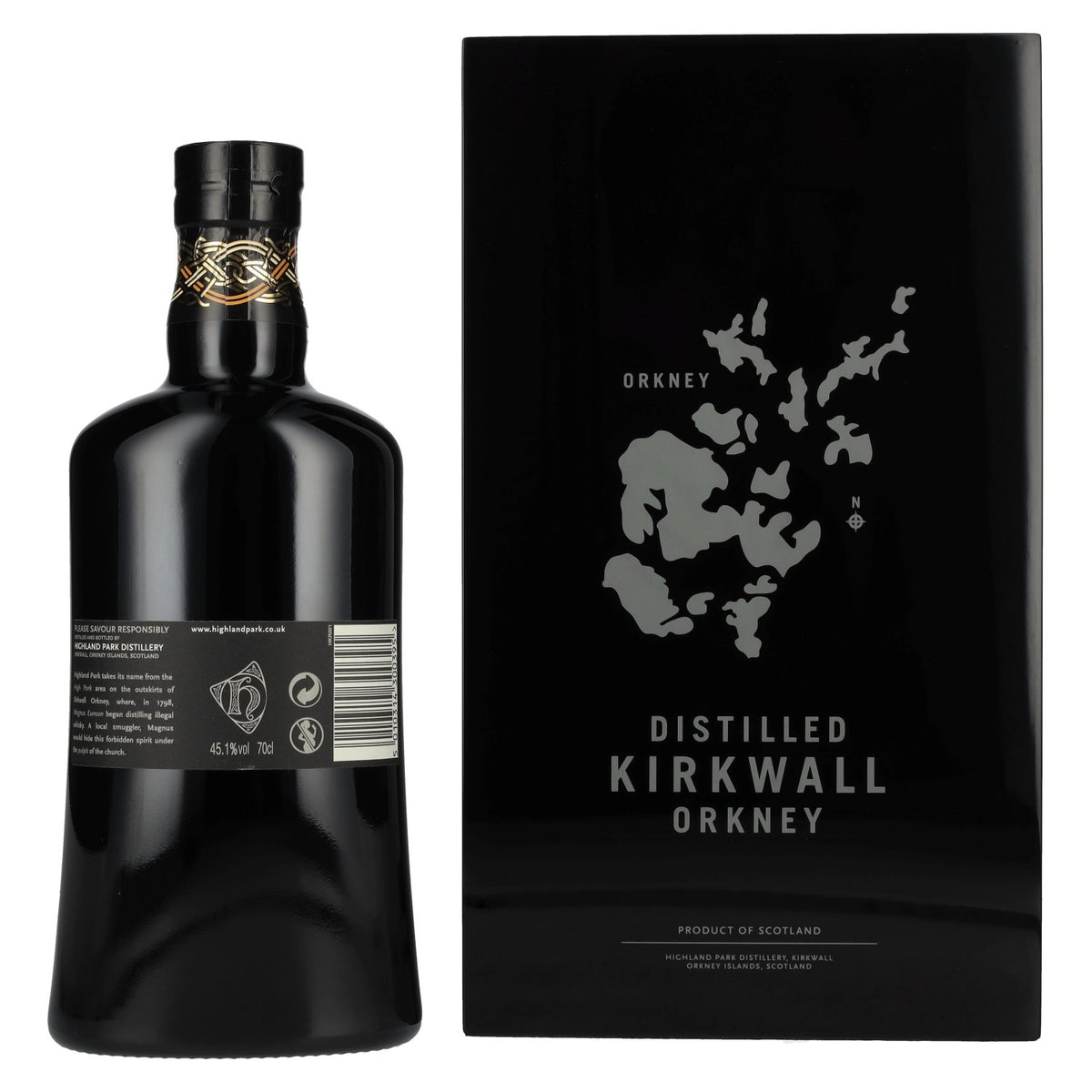 Highland Park THORFINN Single Malt Scotch Whisky 45,1% Vol. 0,7l in Holzkiste