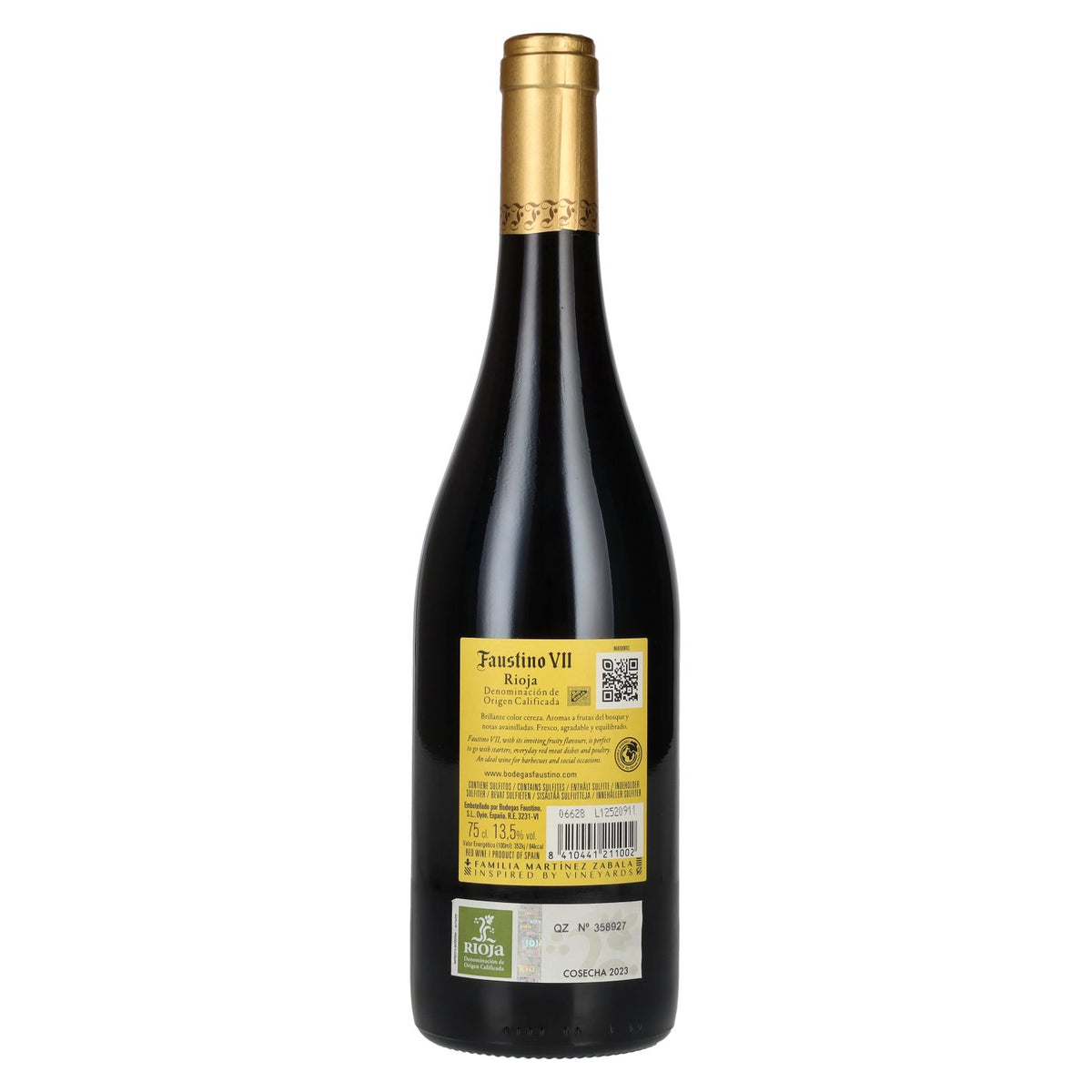 Faustino VII Tempranillo Rioja DOC 2023 13.5% ABV 0.75 l