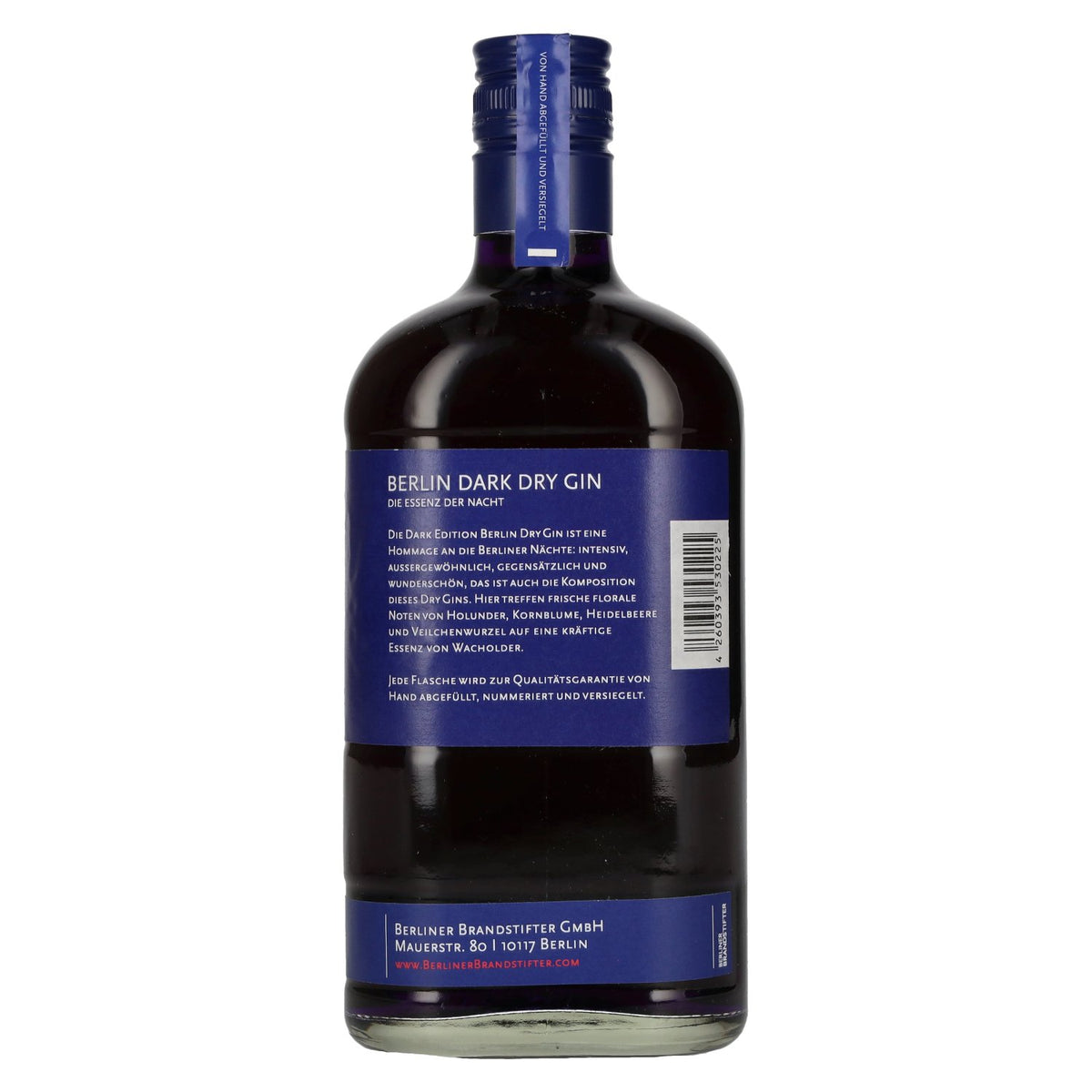 Berliner Brandstifter Berlin DARK Dry Gin Edition 1. 2024 43,3% Vol. 0,7l