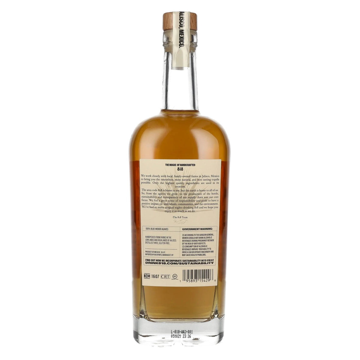 818 Tequila Añejo 100% Agave Azul van Kendall Jenner 40% vol. 0,7 l