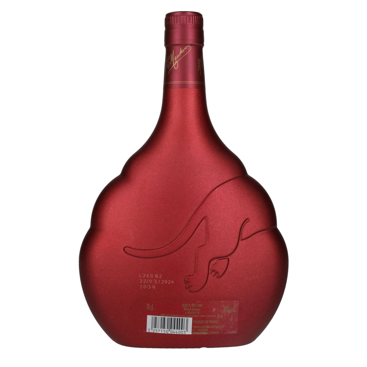 Liqueur Meukow aux fruits des bois et au cognac, 30 % vol., 0,7 l