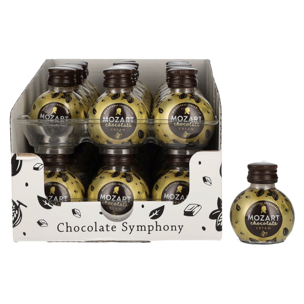Liqueur à la crème au chocolat Mozart 17 % vol. 36 x 0,02 l