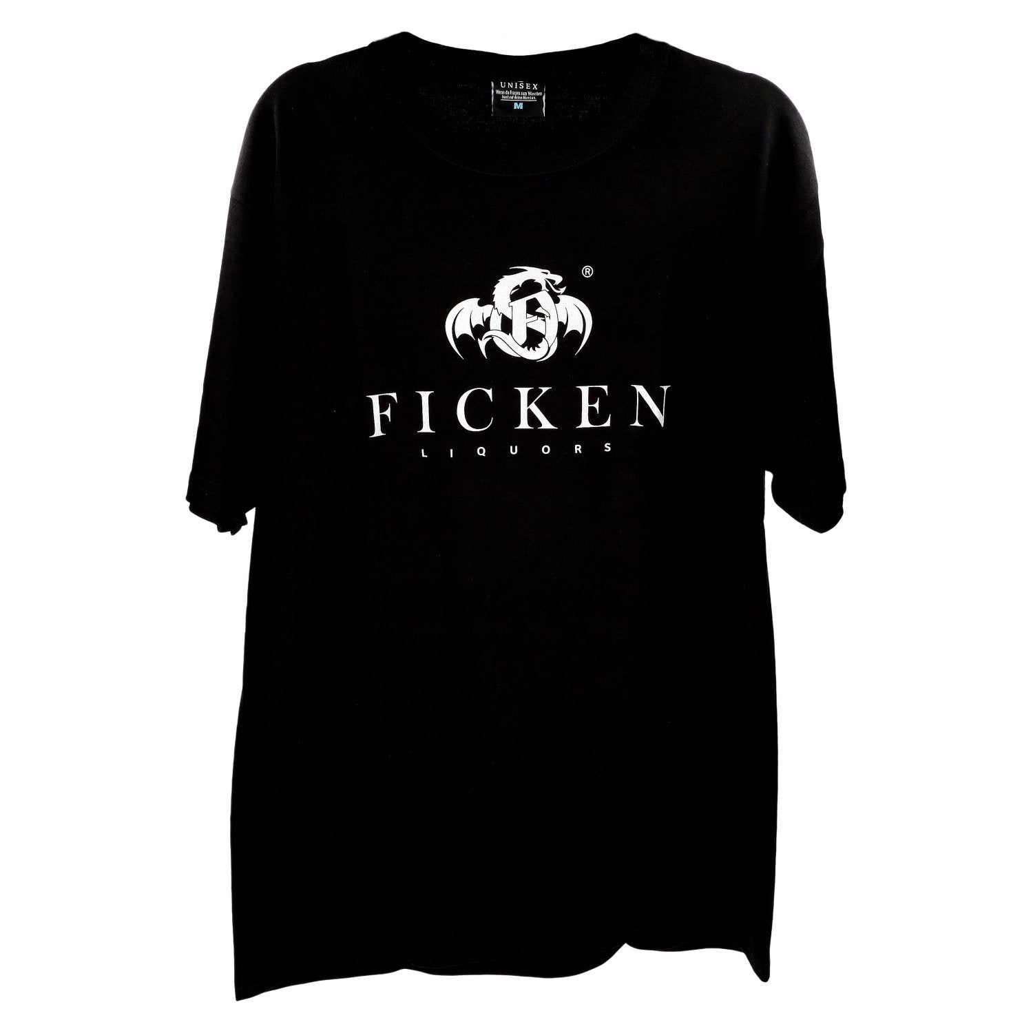 Ficken Liquors T-Shirt Herren Größe M schwarz