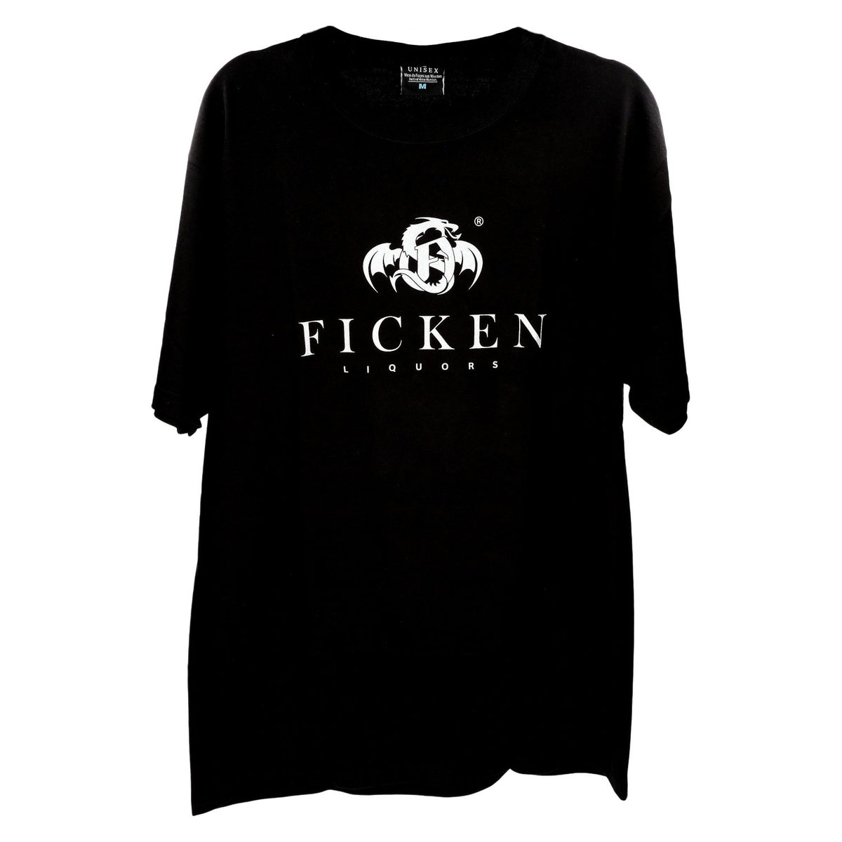 Ficken Liquors T-shirt heren maat M zwart
