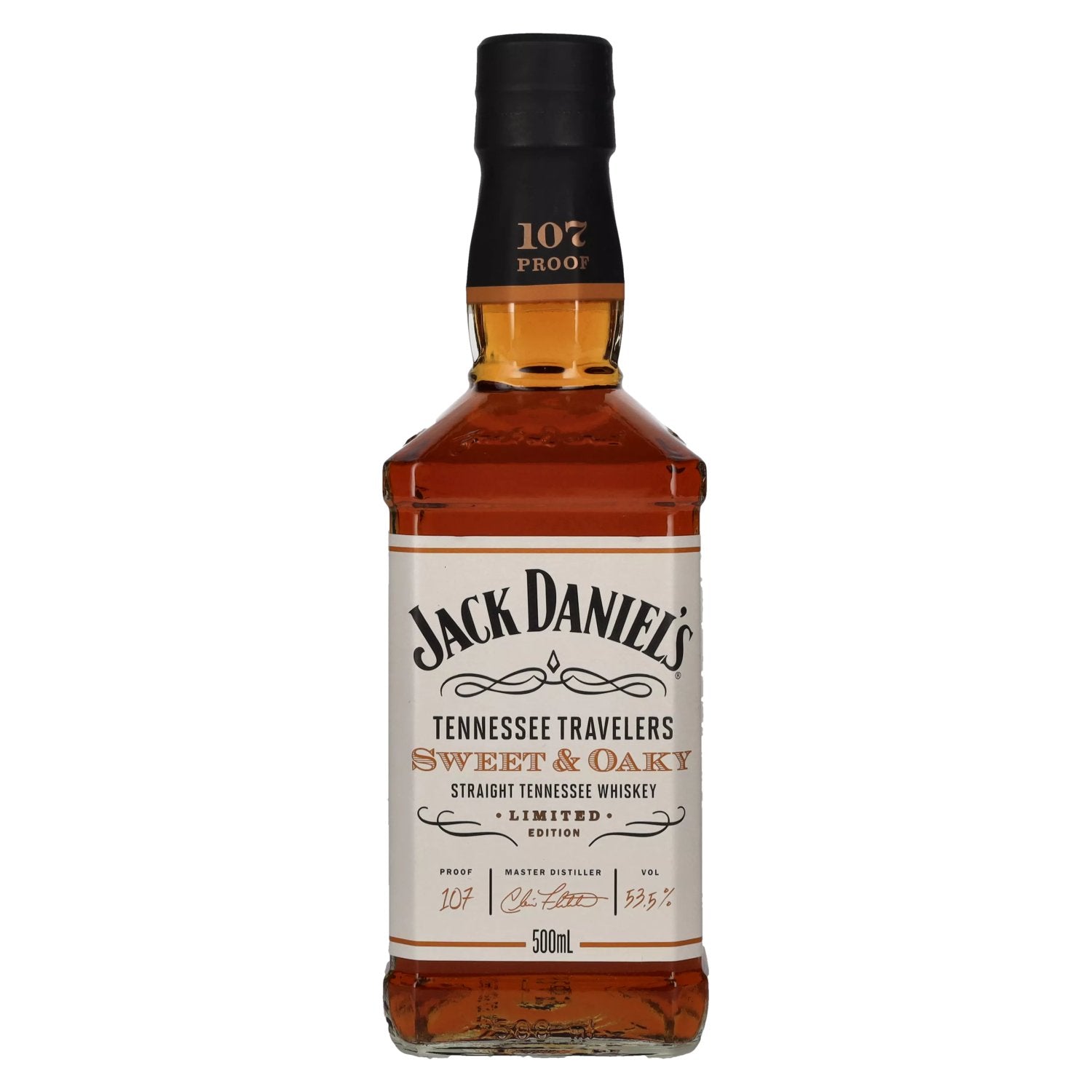 Jack Daniel's Tennessee Travelers SWEET &amp; OAKY Limited Edition 53,5% Vol. 0,5l