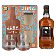Jura 12 Years Old Single Malt Scotch Whisky 40% Vol. 0,7l in Geschenkbox mit 2 Gläsern