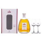 Hine RARE VSOP « The Original » Cognac de Fine Champagne, 40 % vol., 0,7 l, dans un coffret cadeau avec 2 verres