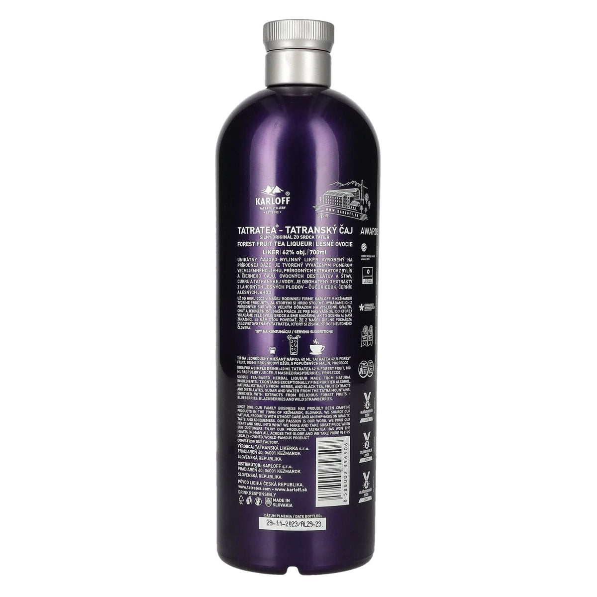 TATRATEA Forest Fruit Tea Liqueur 62% Vol. 0,7l
