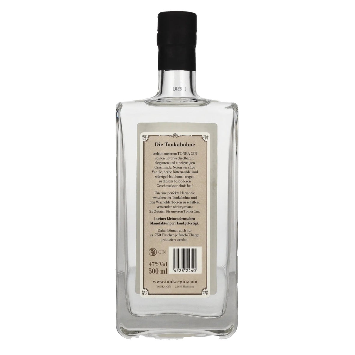 Tonka Gin 47% ABV 0.5l
