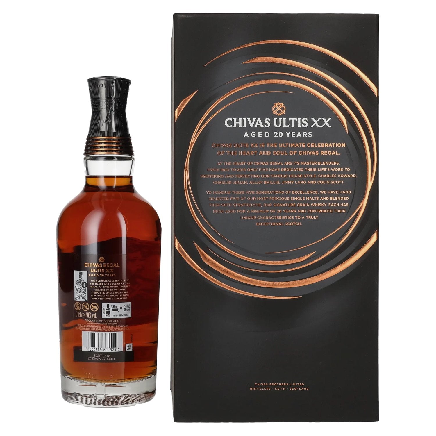 Chivas Regal ULTIS XX 20 Years Old Blended Scotch Whisky 40% Vol Chivas Regal ULTIS XX 20 Years Old Blended Scotch Whisky 40% Vol