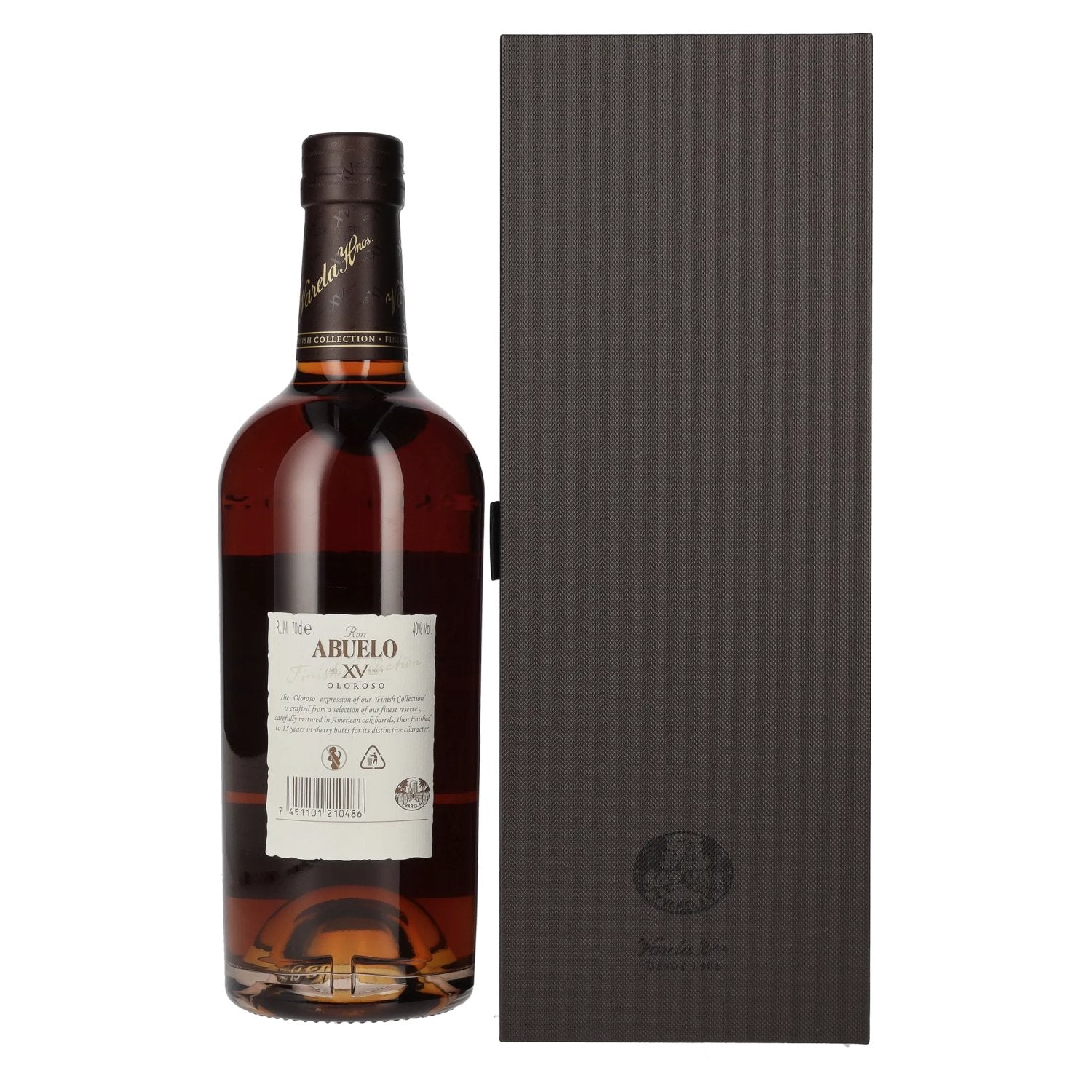 Ron Abuelo Añejo XV Años OLOROSO Sherry Cask Finish 40% Vol. 0,7l in gift box