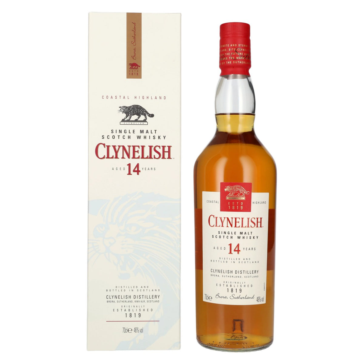 Clynelish 14 Years Old Single Malt 46% Vol. 0,7l in Geschenkbox