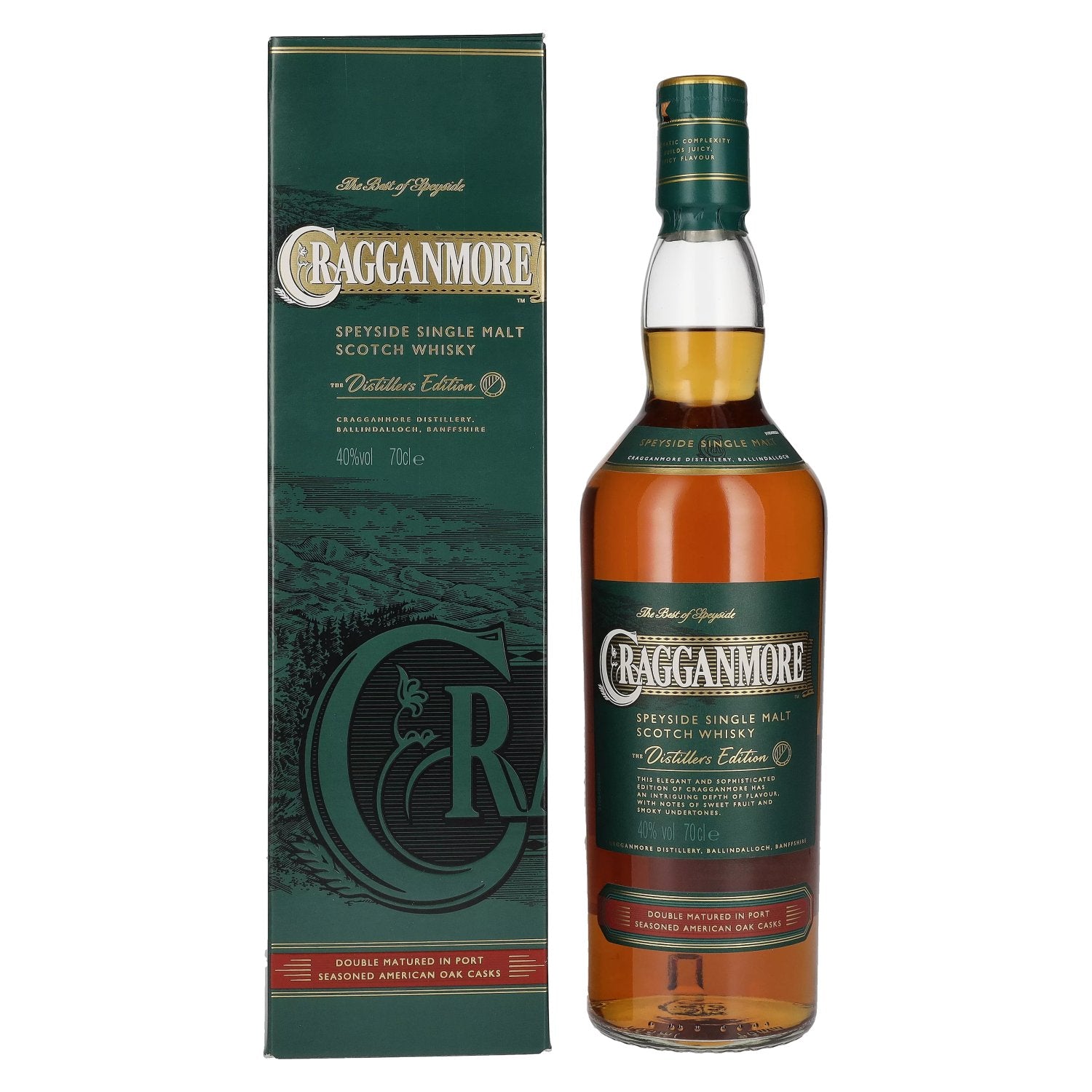 Cragganmore The Distillers Edition Speyside Single Malt 40% Vol. 0,7l in Geschenkbox