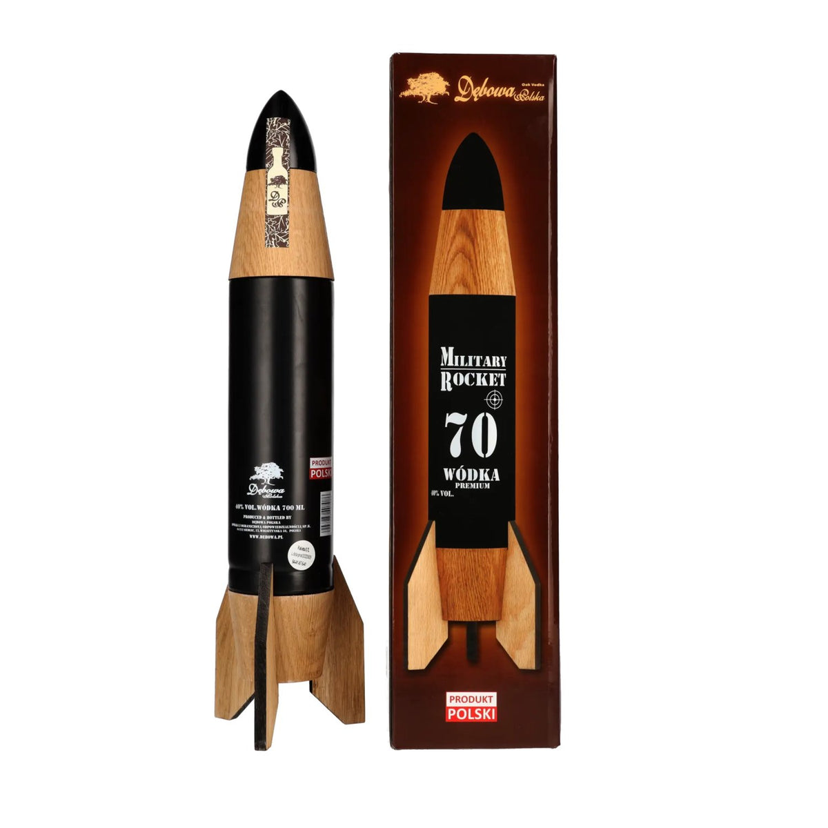 Debowa Wódka Military Rocket 70 Premium 40% Vol. 0,7l in Geschenkbox