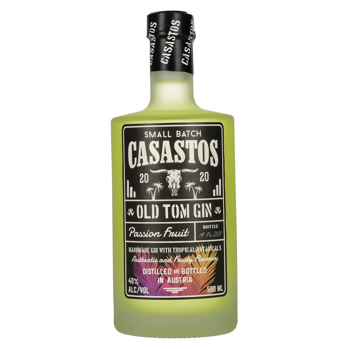CASASTOS Old Tom Gin Small Batch Passion Fruit 40 % vol. 0,5 l