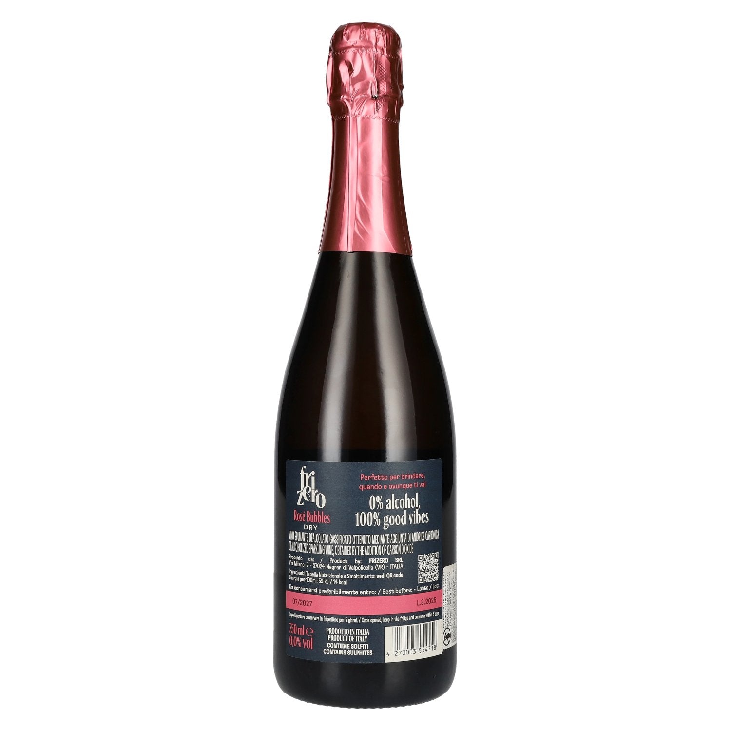 Frizero Rosé Bubbles Dry Alcohol Free 0.0 0,75l