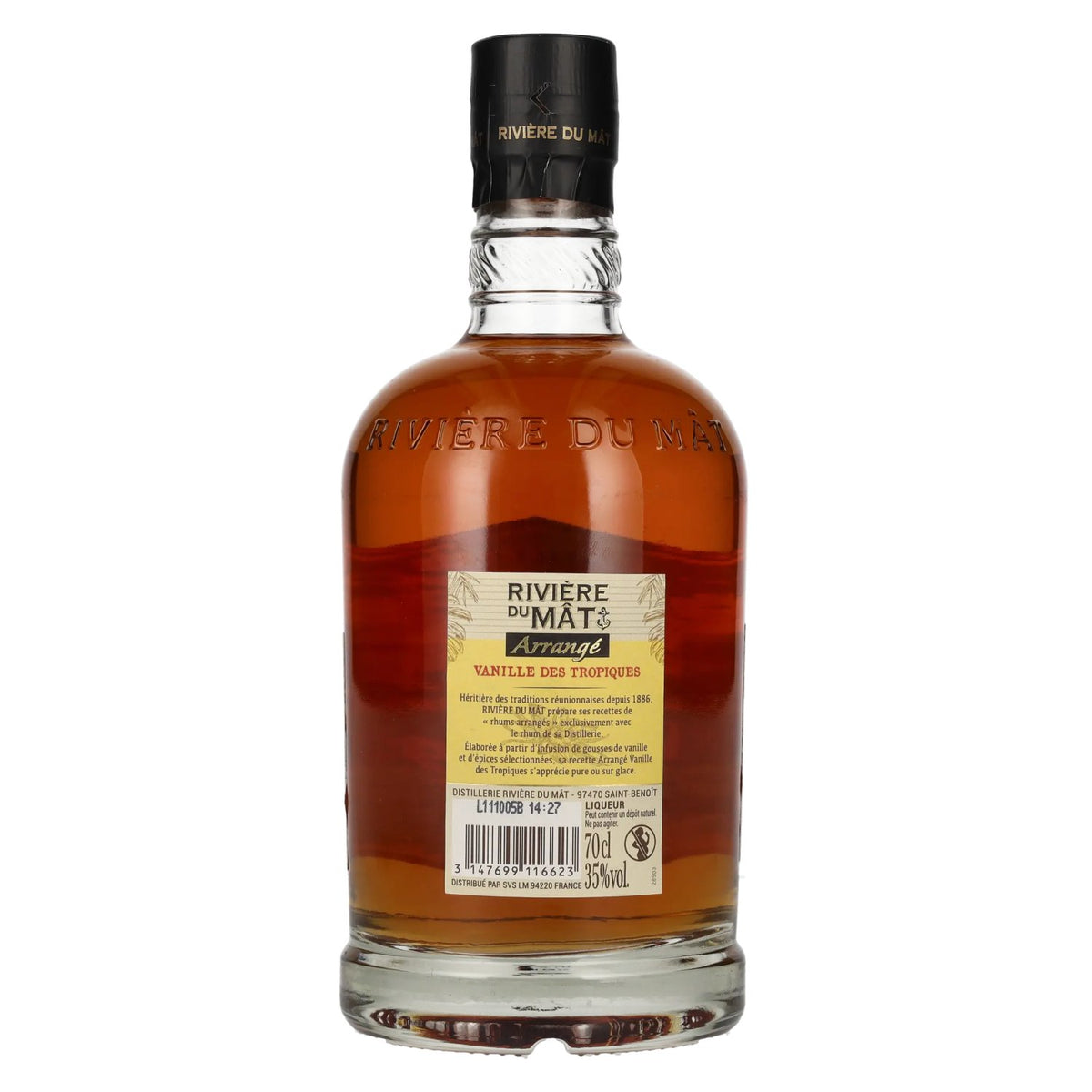 Rivière du Mât Arrangé Vanille des Tropiques 35 % vol. 0,7 l