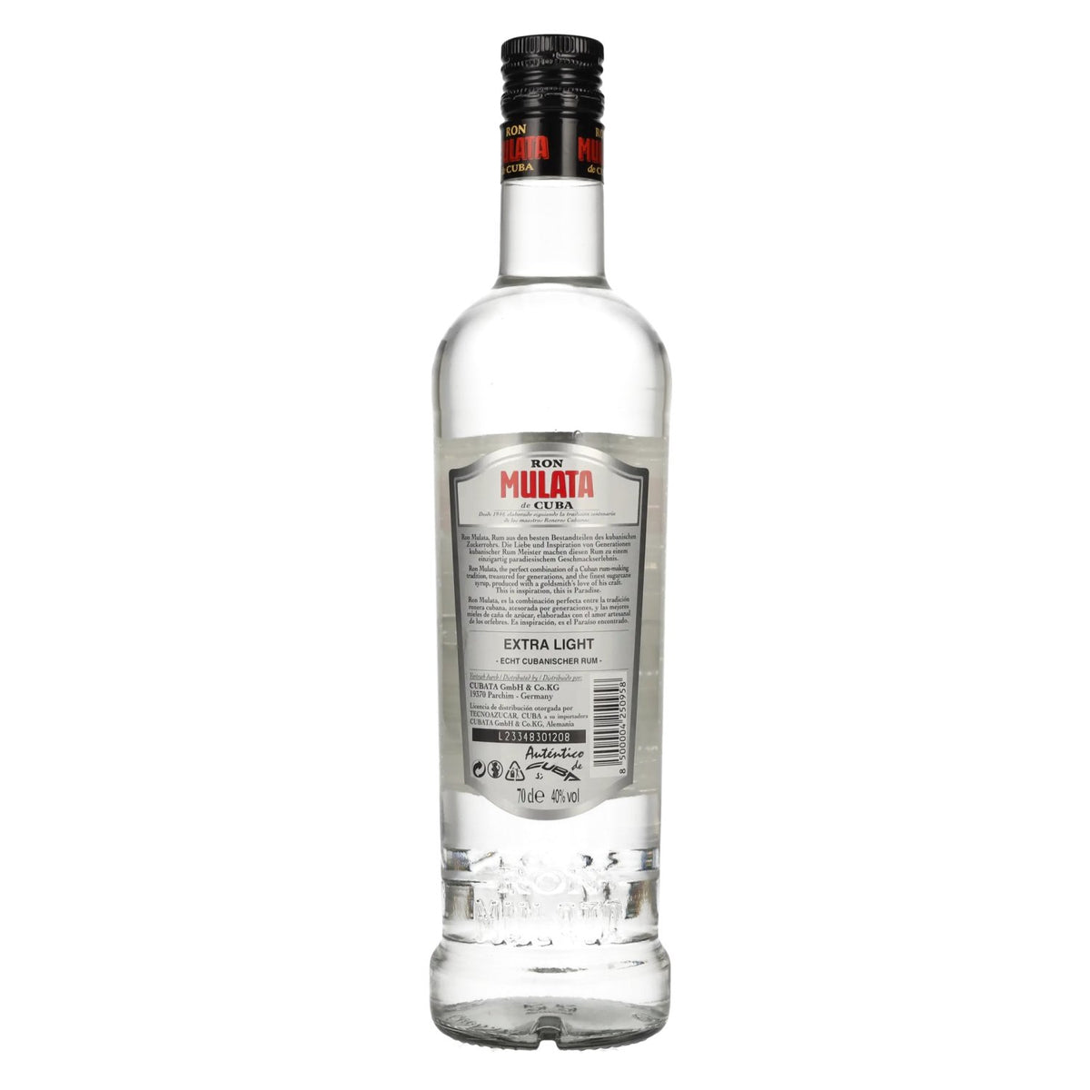 Ron Mulata de Cuba Extra Light 40% vol. 0,7 l