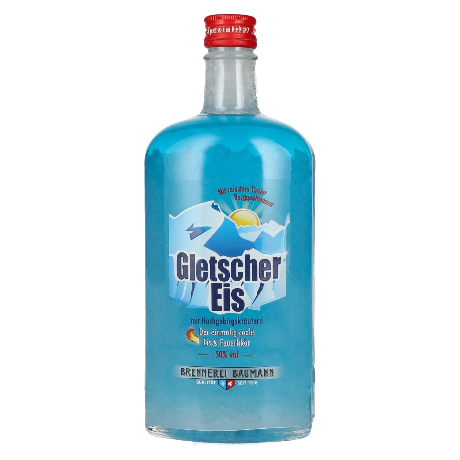 Baumann Gletsjer IJs &amp; Vuur Likeur 50% vol. 0.7l