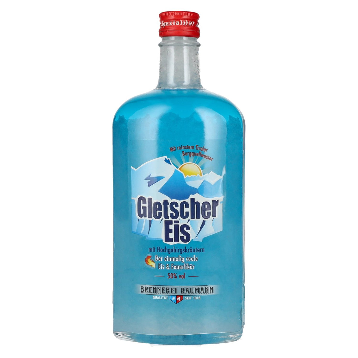 Baumann Gletschereis Eis &amp; Feuerlikör 50% vol. 0,7l