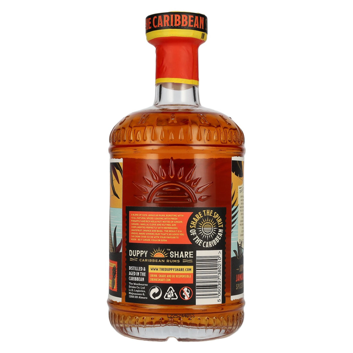 Duppy Share Spiced Caribbean Rum 37,5% Vol. 0,7l