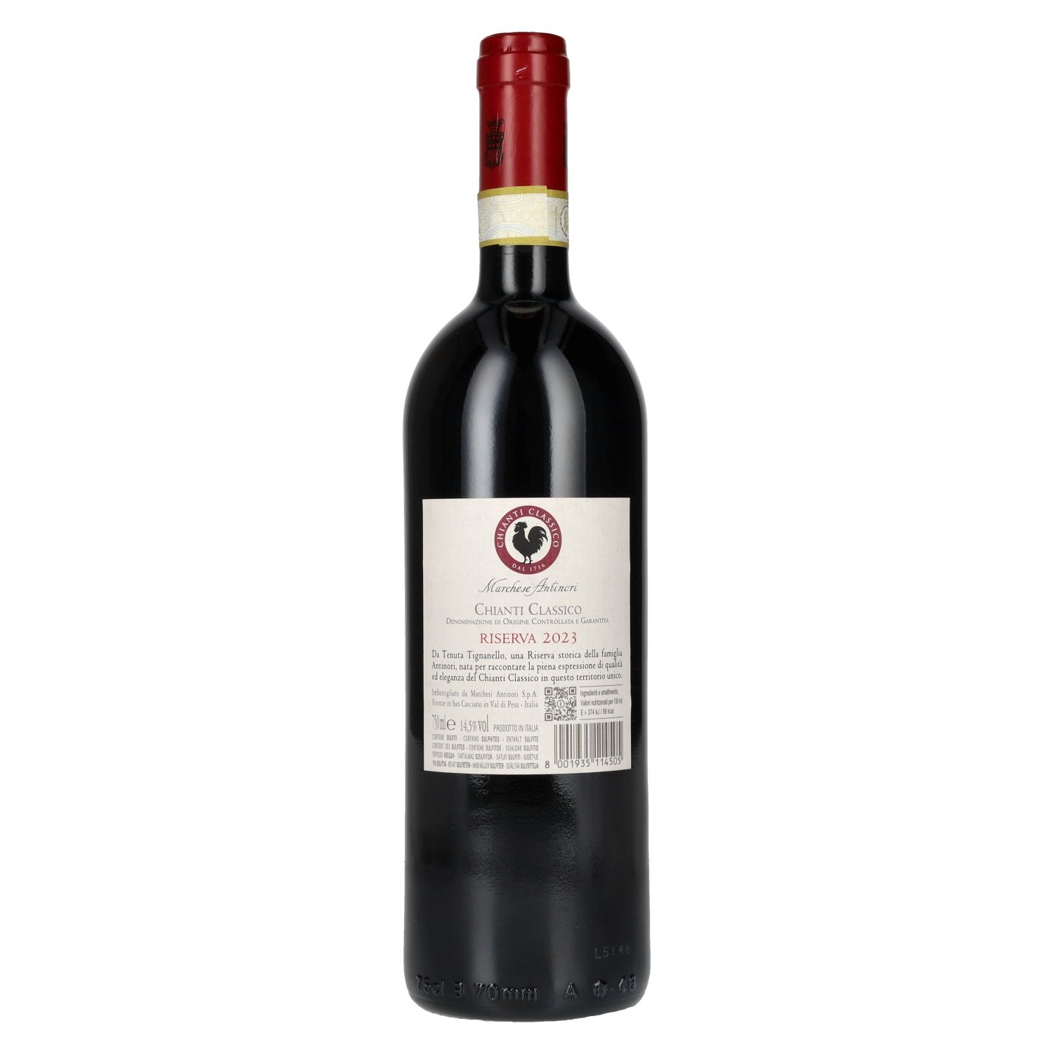 Tenuta Tignanello Marchese Antinori Chianti Classico Riserva 2023 14,5% Vol. 0,75l