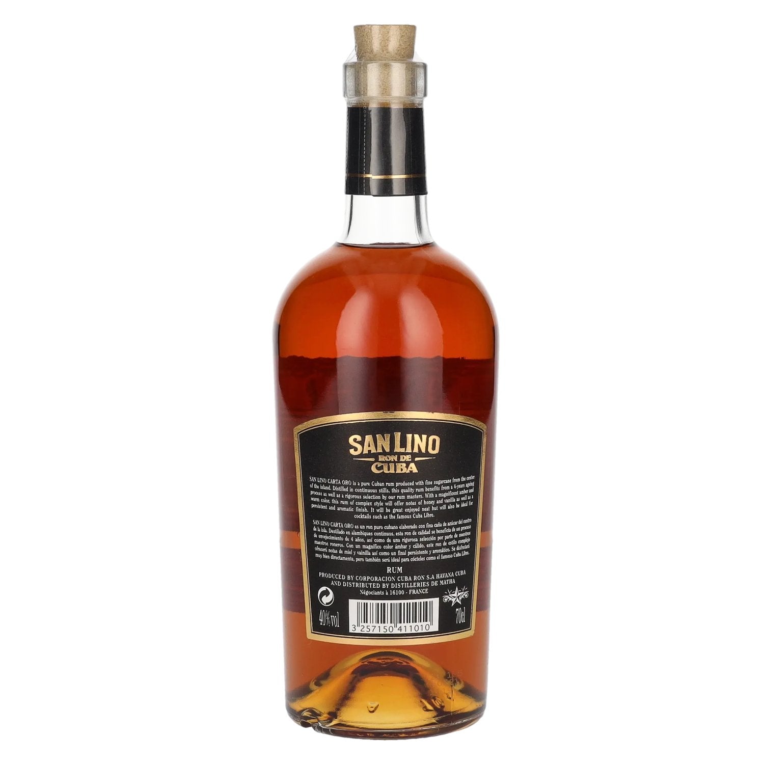 San Lino Roner de Cuba CARTA ORO Extra Añejo 40% Vol. 0,7l