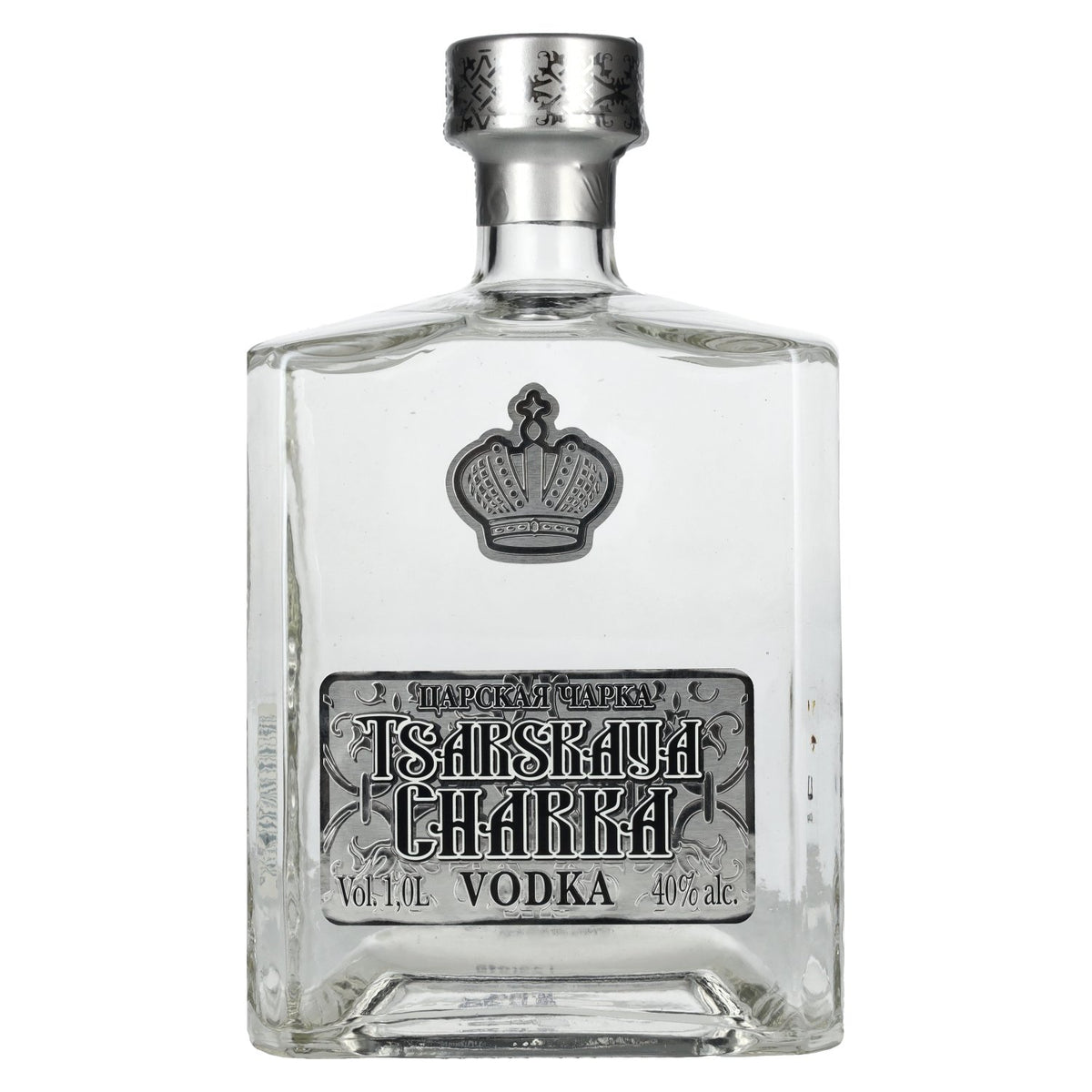 Tsarskaya Charka SILVER Vodka 40% Vol. 1l