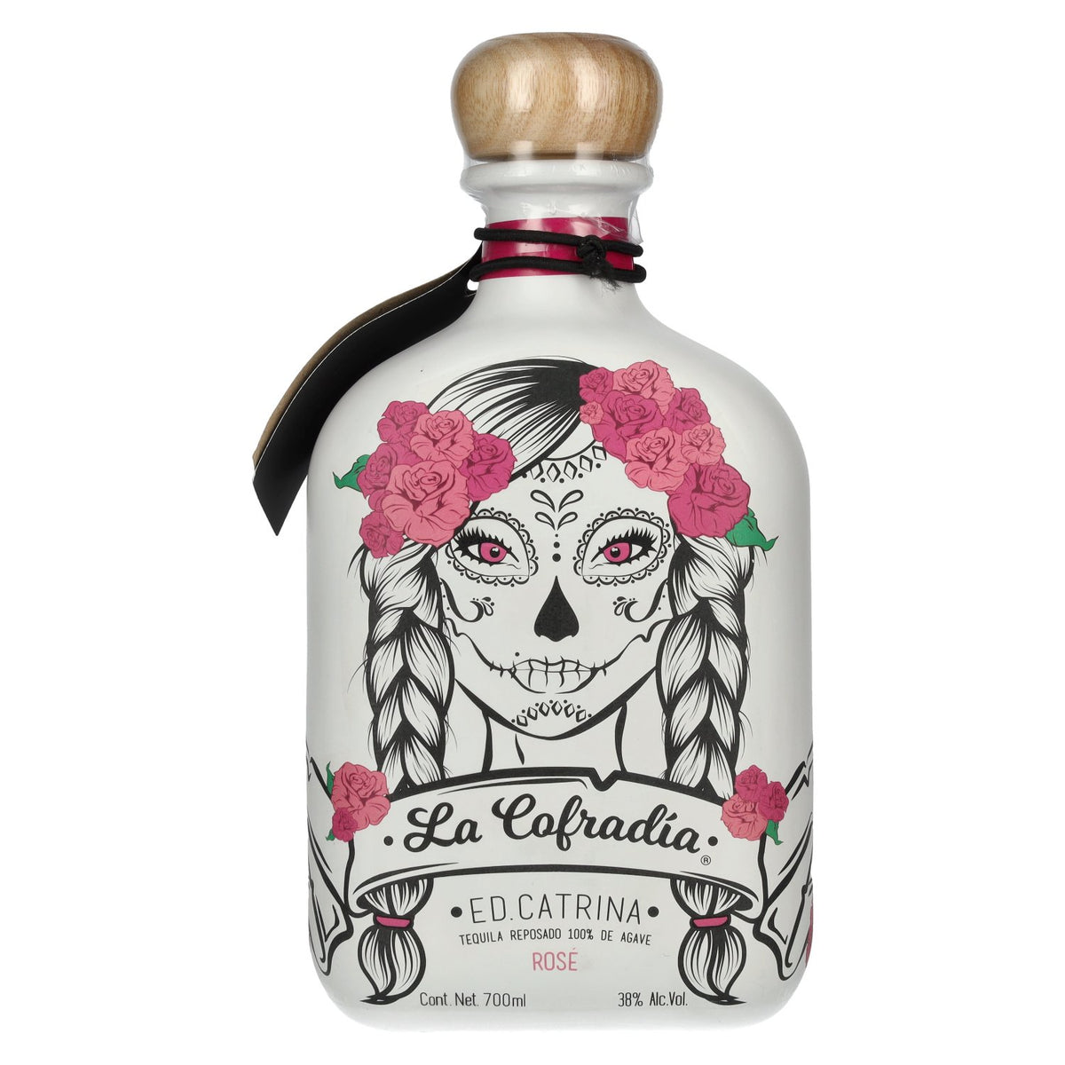 La Cofradia ED. CATRINA Tequila Rosé Reposado 100 % d'agave 38 % vol. 0,7 l