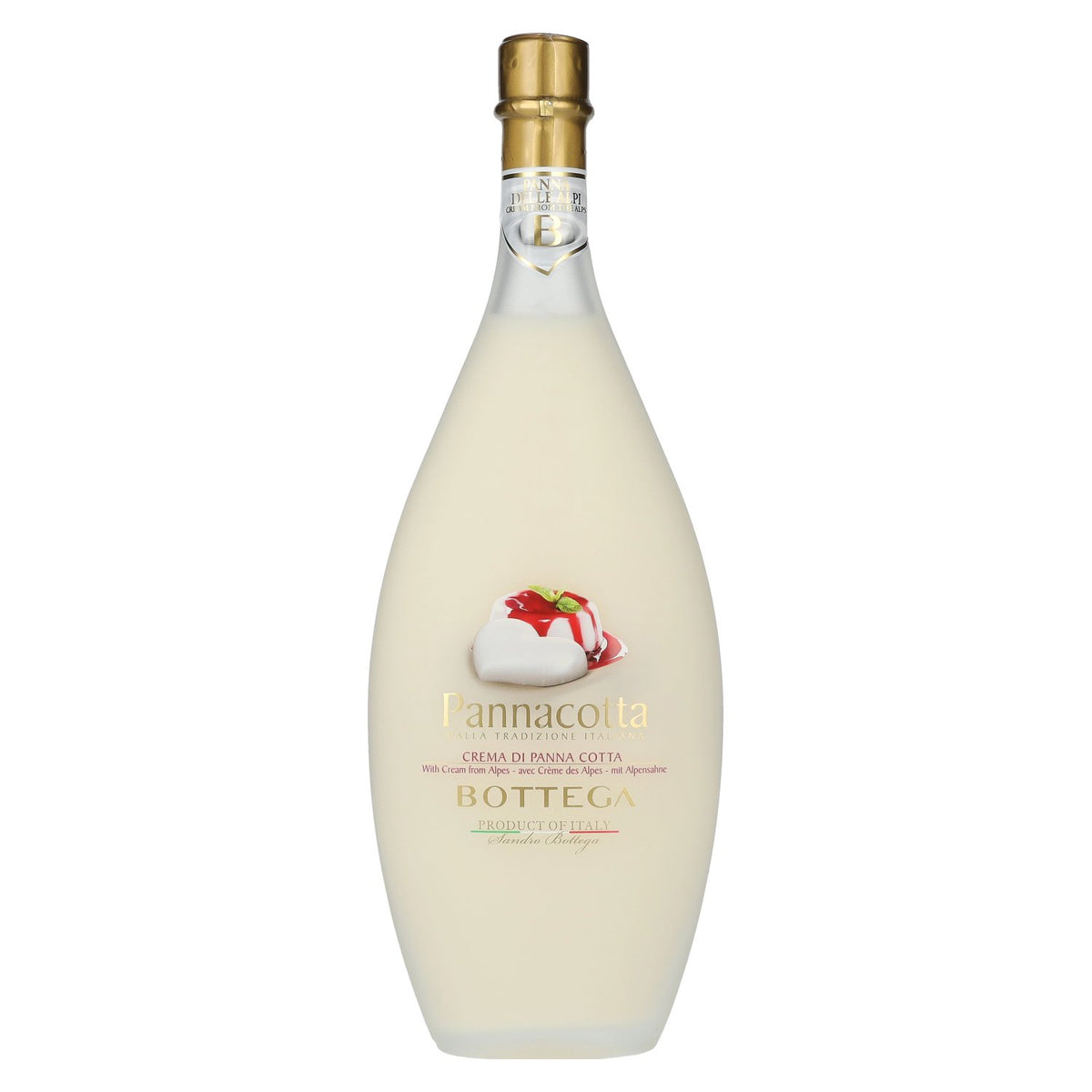 Bottega Crema di PANNACOTTA Roomlikeur 15% Vol. 0,5l