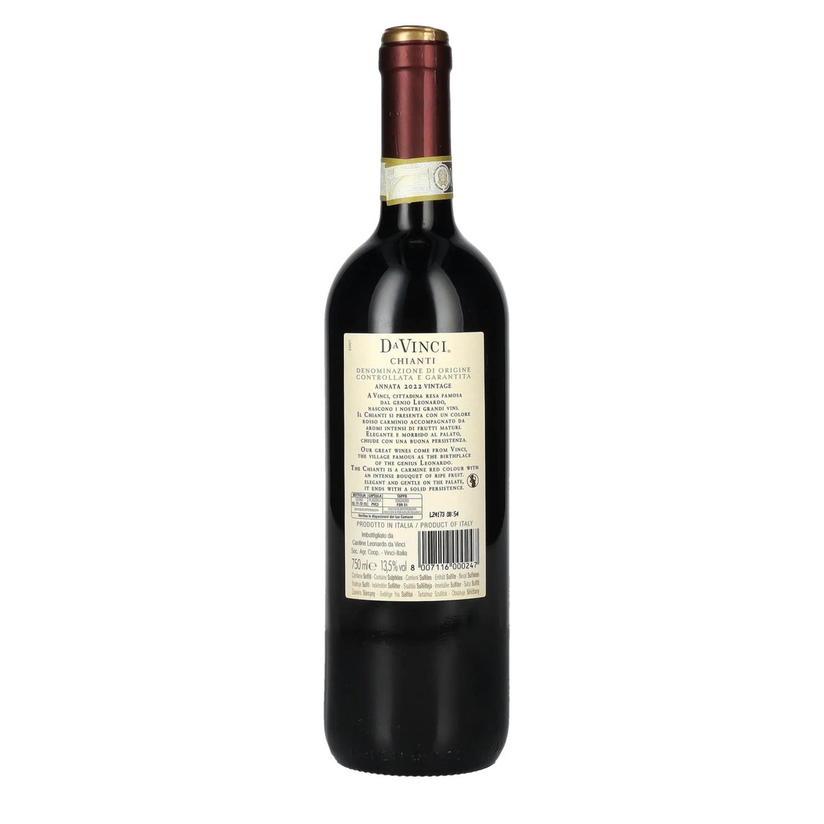 Leonardo da Vinci CHIANTI DOCG 2022 13,5% Vol. 0,75l