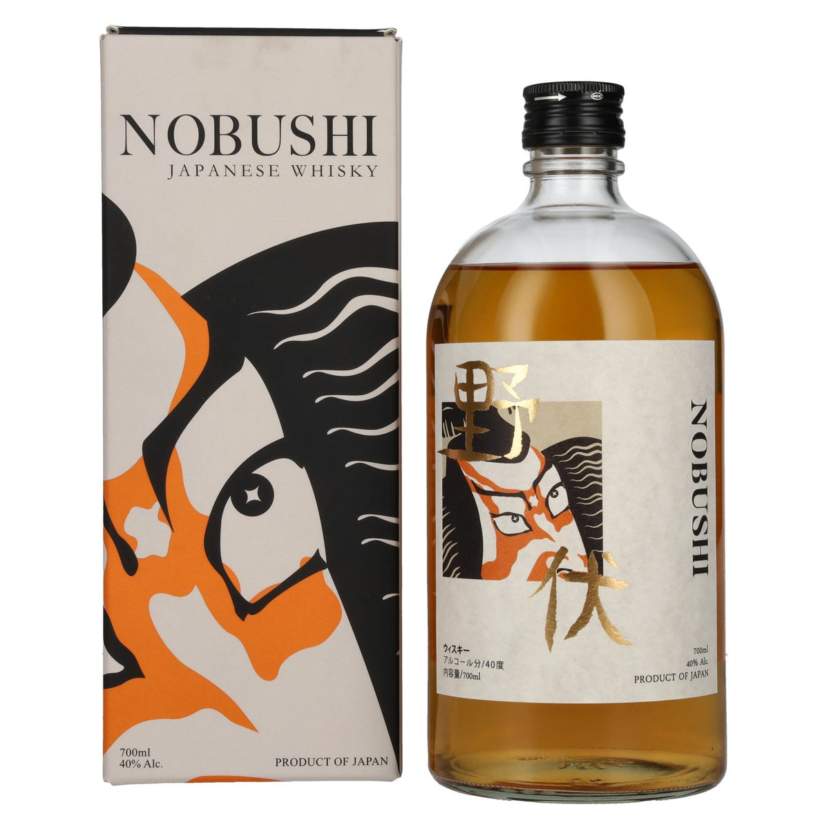 Nobushi Japanse whisky 40% vol. 0,7 l in geschenkverpakking