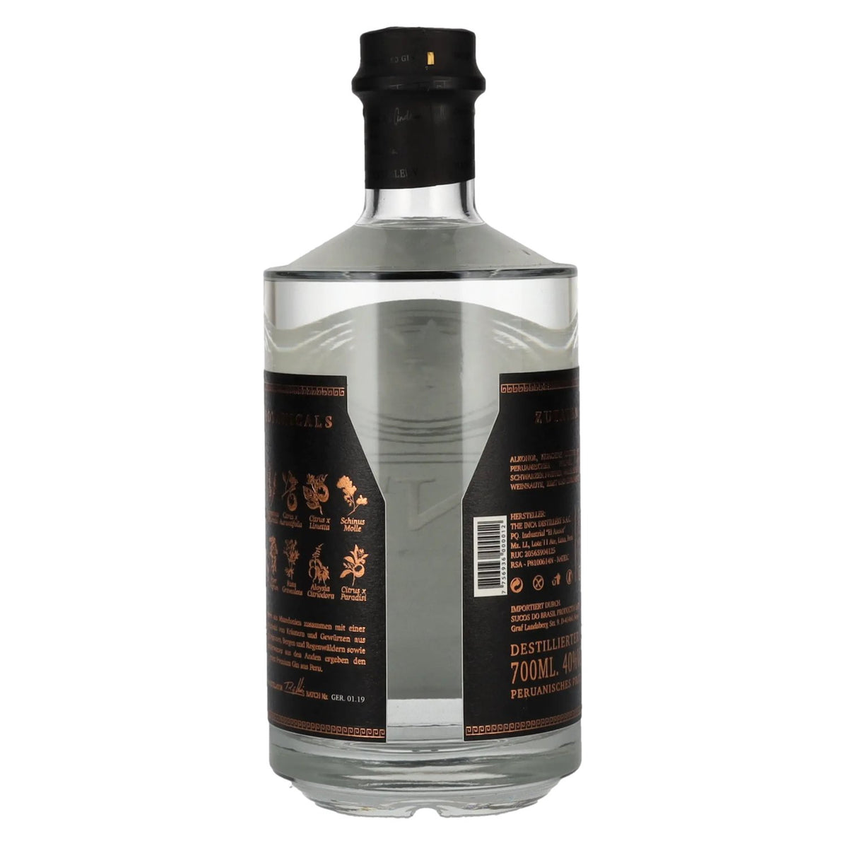 Gin'Ca Peruvian Distilled Gin 40% ABV 0.7l