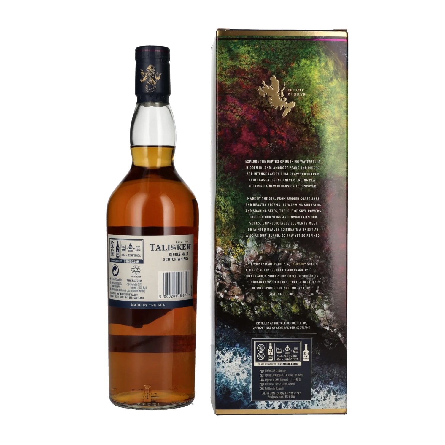 Talisker 18 Years Old Single Malt Whisky 45,8% Vol. 0,7l en boîte cadeau