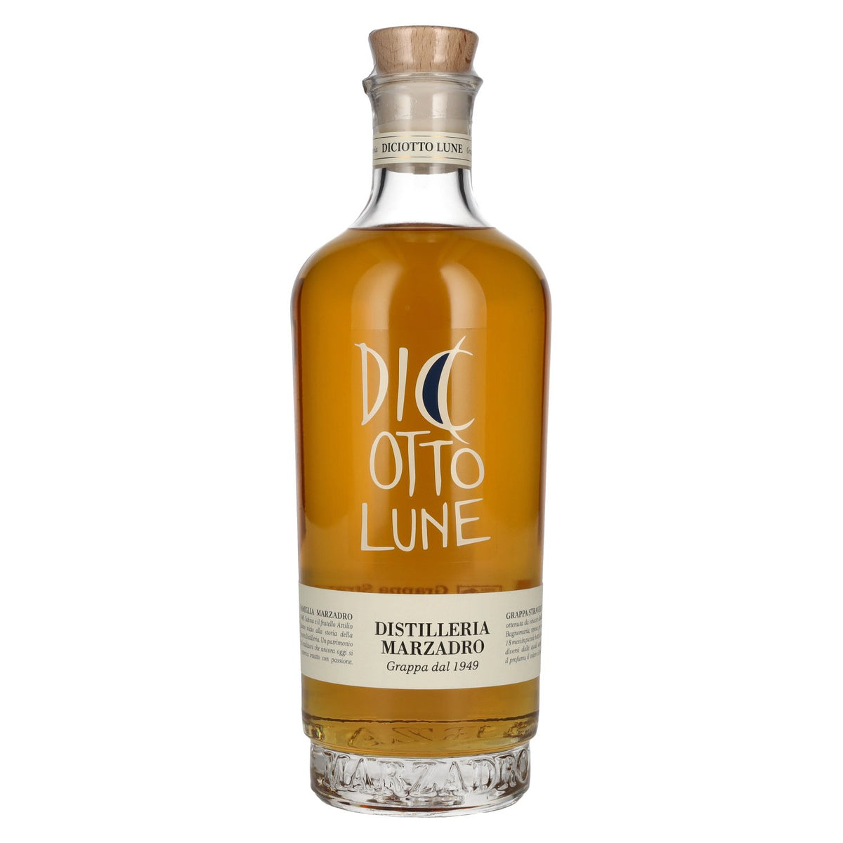 Marzadro DICIOTTO LUNE Grappa Stravecchia 41% vol. 0.7 l
