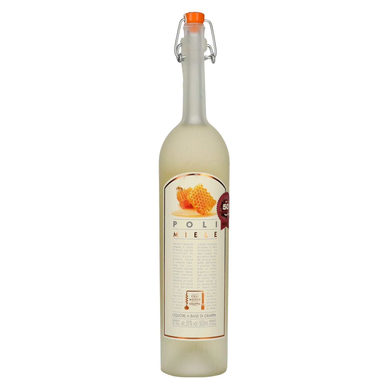 Poli Miele Vloeibaar op Grappabasis 35% Vol. 0,5l