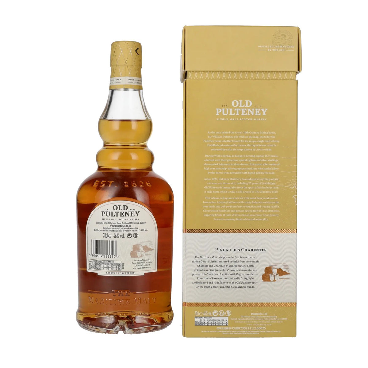 Old Pulteney Coastal Series PINEAU DES CHARENTES 46% Vol. 0,7l in Geschenkbox