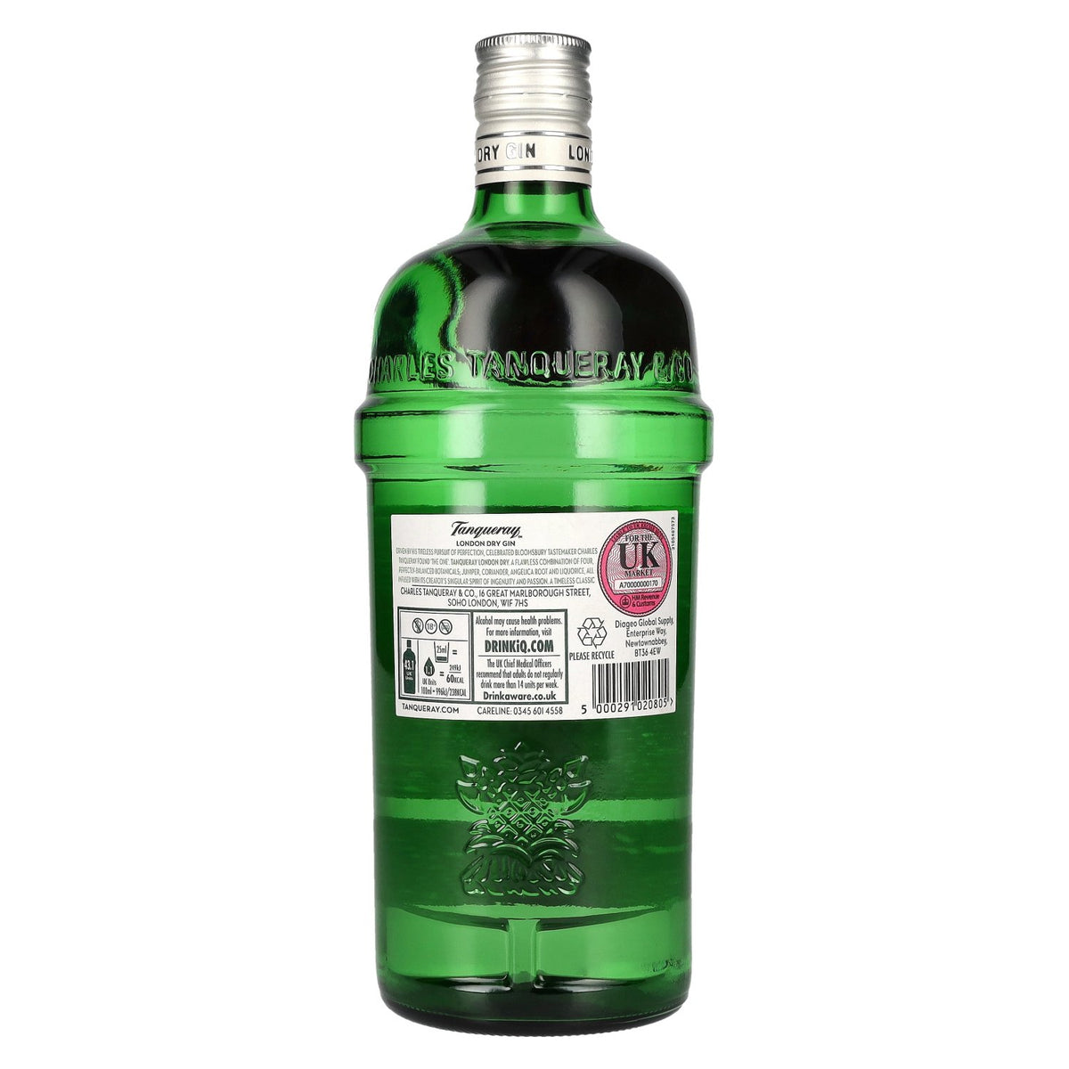 Tanqueray LONDON DRY GIN Imported 43,1% Vol. 1l